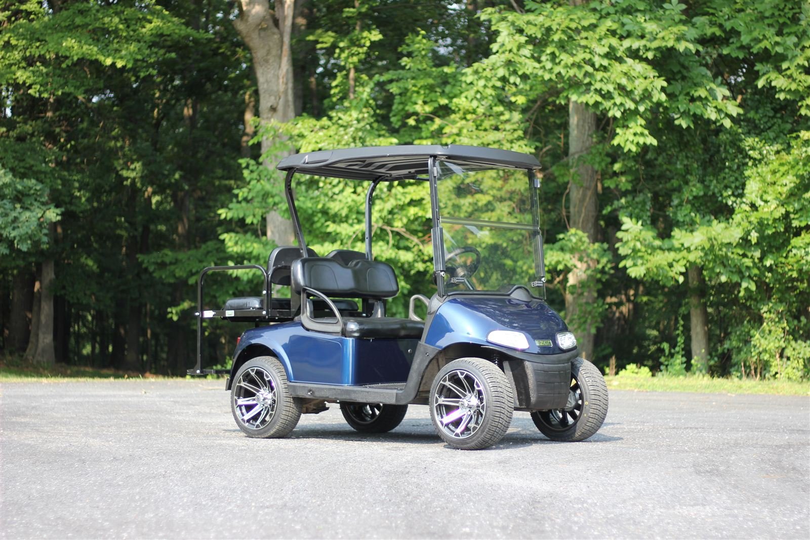 Blue EZGO RXV custom build