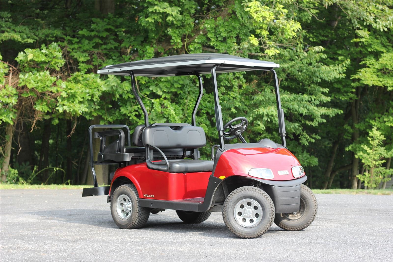 Red EZGO Valor custom build